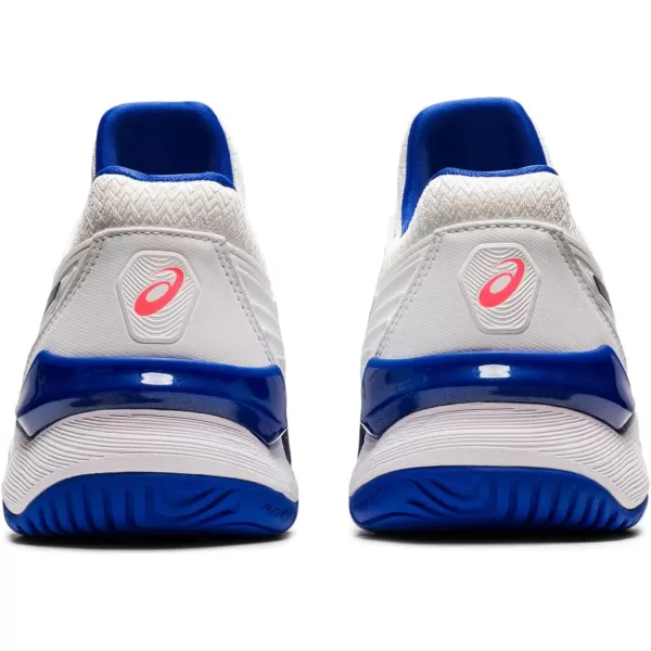 imageASICS Womens Court FlyteFoam 2 Tennis Shoes 5 Laser PinkWhite5 WhiteLapis Lazuli Blue