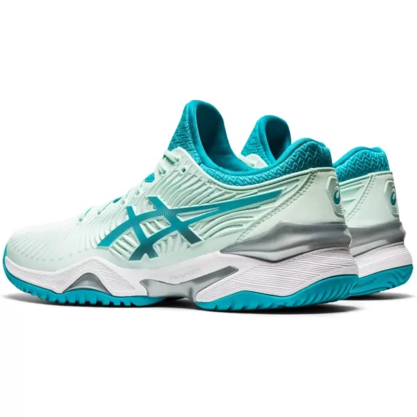 imageASICS Womens Court FlyteFoam 2 Tennis Shoes 5 Laser PinkWhite7 Bio MintLagoon