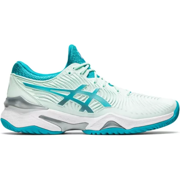 imageASICS Womens Court FlyteFoam 2 Tennis Shoes 5 Laser PinkWhite7 Bio MintLagoon