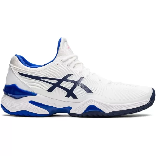 imageASICS Womens Court FlyteFoam 2 Tennis Shoes 5 Laser PinkWhite9 WhiteLapis Lazuli Blue