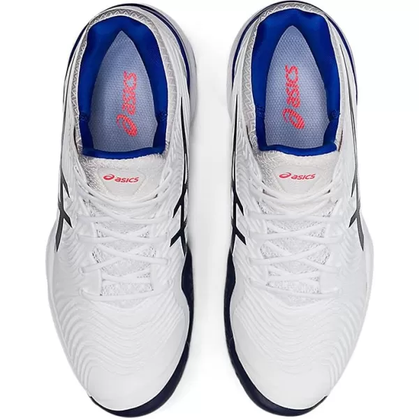 imageASICS Womens Court FlyteFoam 2 Tennis Shoes 5 Laser PinkWhite9 WhiteLapis Lazuli Blue