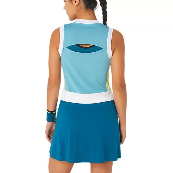 imageASICS Womens Court GPX Dress Tennis ApparelRed Snapper