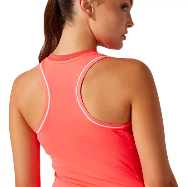 imageASICS Womens Court Piping Tank Tennis ApparelDiva Pink
