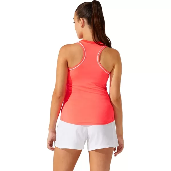 imageASICS Womens Court Piping Tank Tennis ApparelDiva Pink
