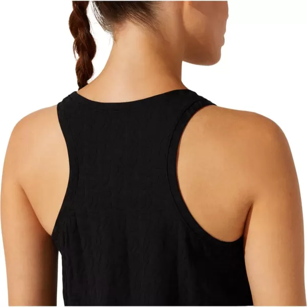 imageASICS Womens Cropped Logo Tank Training ApparelPerformance Black