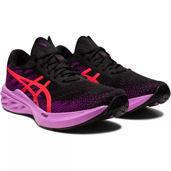imageASICS Womens DYNABLAST 3 Running ShoesBlackRed Alert