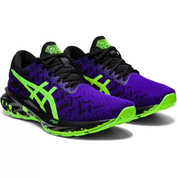 imageASICS Womens Dynablast Running ShoesBlackGreen Gecko