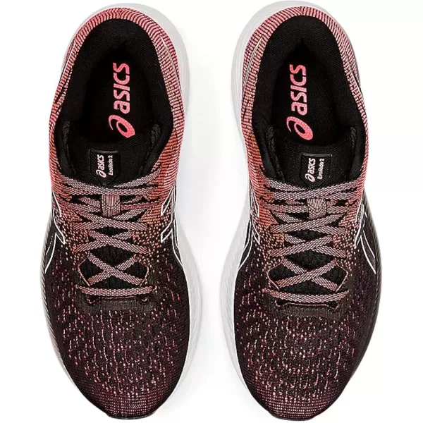 imageASICS Womens EvoRide 2 Running ShoesBlackBlazing Coral