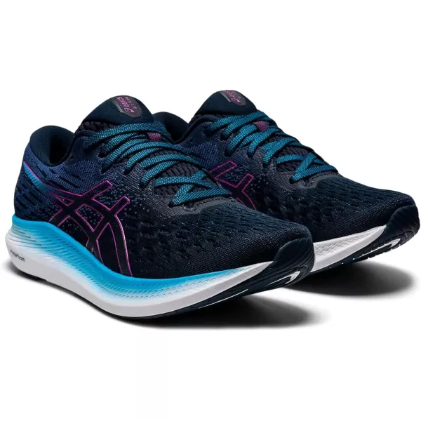 imageASICS Womens EvoRide 2 Running ShoesFrench BlueDigital Grape