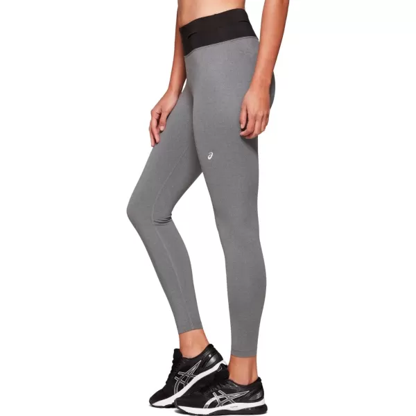 imageASICS Womens FIETRO Tight Running ApparelDark Grey HeatherPerformance Black