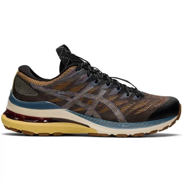 imageASICS Womens FN3S GelKayano 28 ShoesAnthraciteAntique Gold