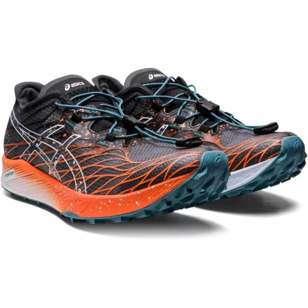 imageASICS Womens FUJISPEED Running ShoesBlackNova Orange