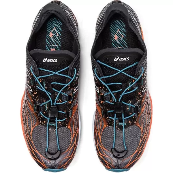 imageASICS Womens FUJISPEED Running ShoesBlackNova Orange