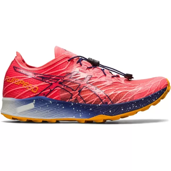 imageASICS Womens FUJISPEED Running ShoesPapayaIndigo Blue