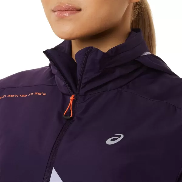 imageASICS Womens FUJITRAIL ANORAK ApparelNight ShadeVapor