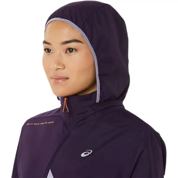 imageASICS Womens FUJITRAIL ANORAK ApparelNight ShadeVapor