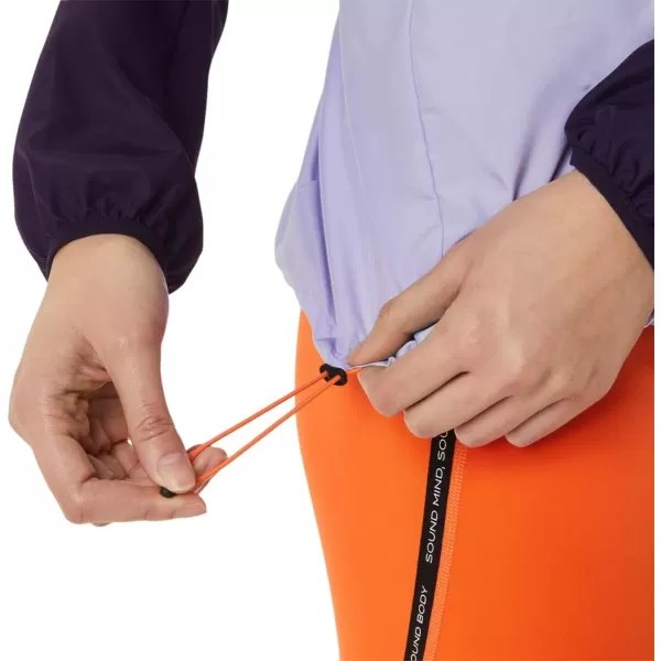 imageASICS Womens FUJITRAIL ANORAK ApparelNight ShadeVapor