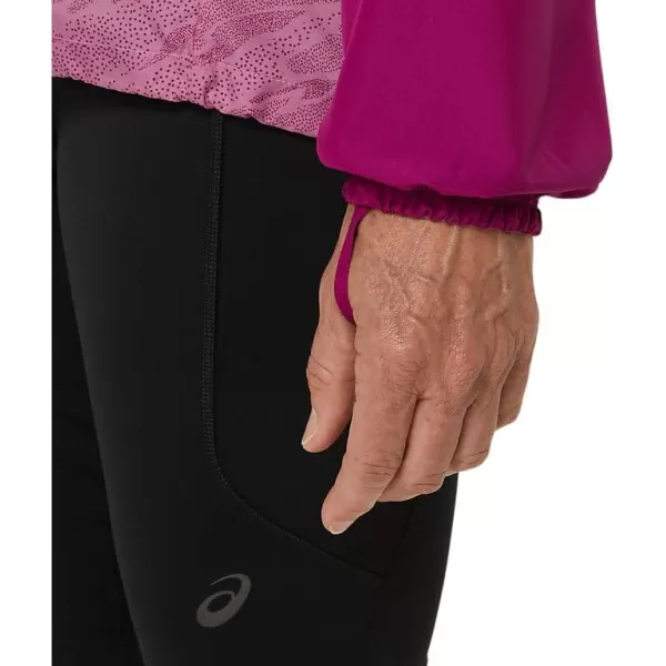 imageASICS Womens FUJITRAIL PACKABLE WINDBREAKER ApparelSoft BerryBlackberry