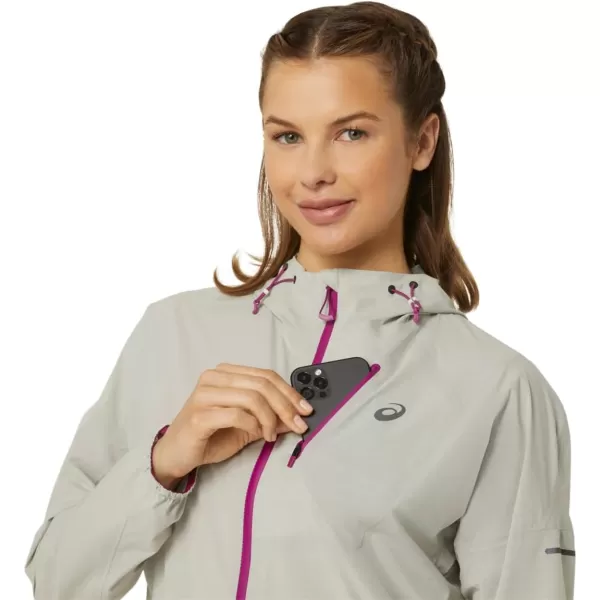 imageASICS Womens FUJITRAIL WATERPROOF JACKET ApparelBirch