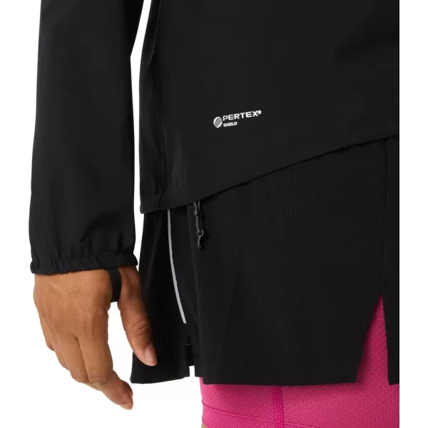 imageASICS Womens FUJITRAIL WATERPROOF JACKET ApparelPerformance Black