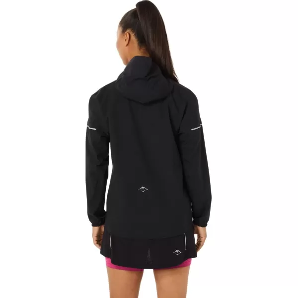 imageASICS Womens FUJITRAIL WATERPROOF JACKET ApparelPerformance Black
