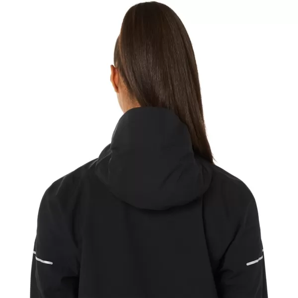 imageASICS Womens FUJITRAIL WATERPROOF JACKET ApparelPerformance Black