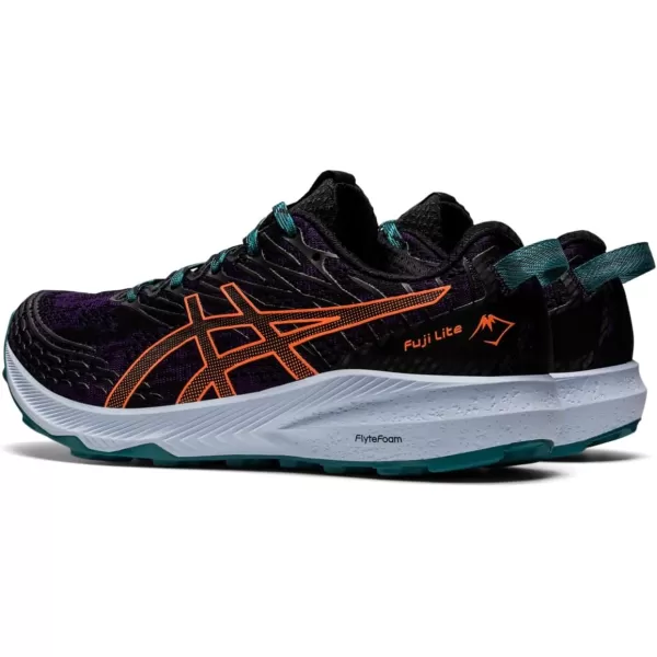 imageASICS Womens Fuji Lite 3 Running ShoesNight ShadeNova Orange