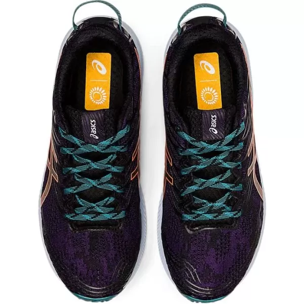 imageASICS Womens Fuji Lite 3 Running ShoesNight ShadeNova Orange