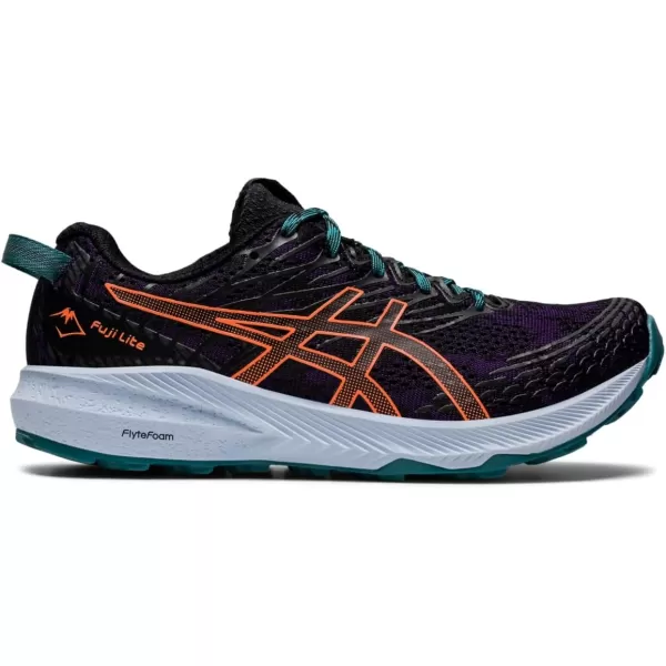 imageASICS Womens Fuji Lite 3 Running ShoesNight ShadeNova Orange