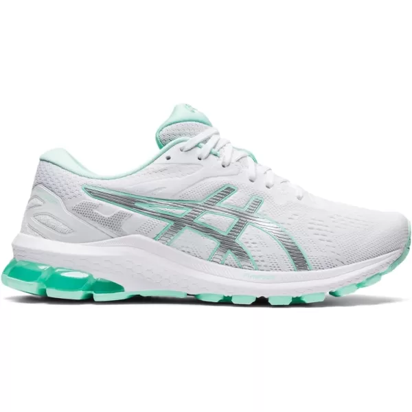 imageASICS Womens GT1000 10 Running ShoesWhitePure Silver