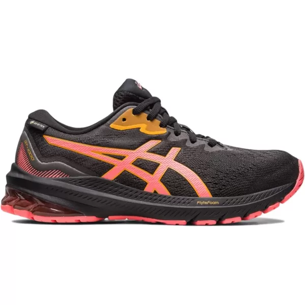 imageASICS Womens GT1000 11 GTX Running ShoesBlackPapaya