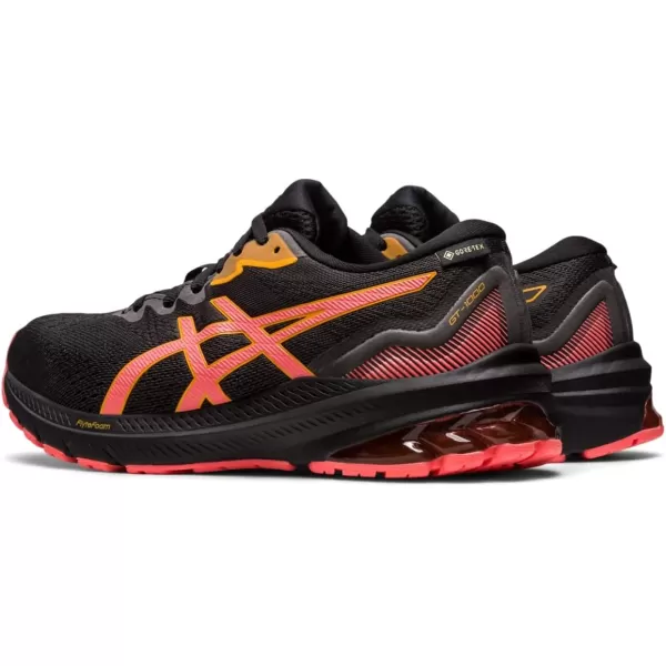 imageASICS Womens GT1000 11 GTX Running ShoesBlackPapaya