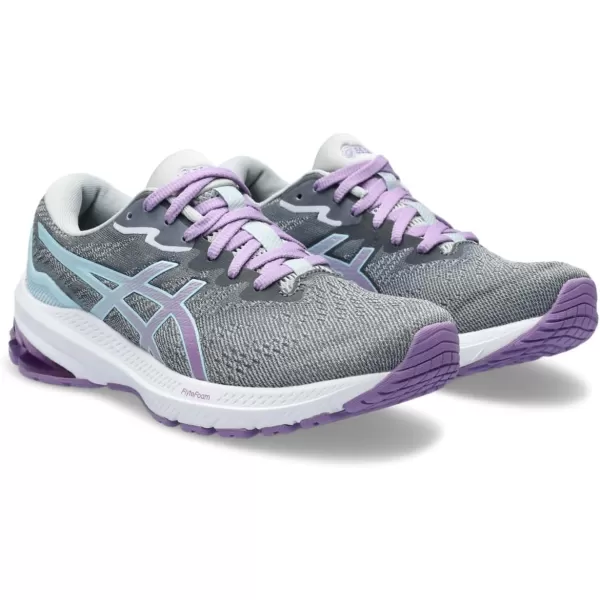 imageASICS Womens GT1000 11 Running ShoesPiedmont GreyEnglish Lavender