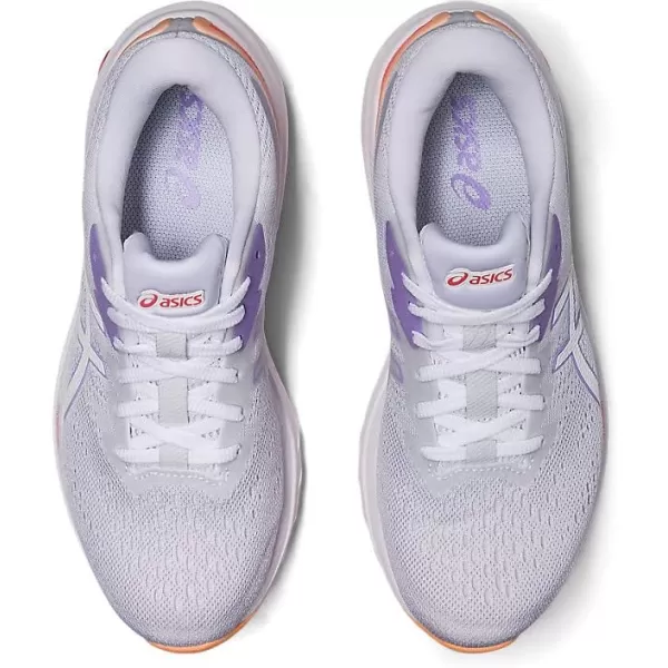 imageASICS Womens GT1000 11 Running ShoesWhiteDigital Violet