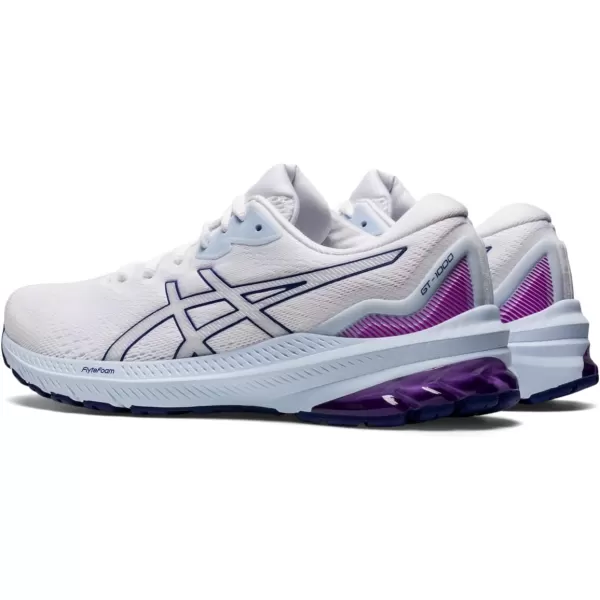 imageASICS Womens GT1000 11 Running ShoesWhiteDive Blue