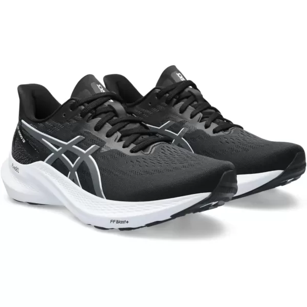 imageASICS Womens GT2000 12 Running ShoeBlackCarrier Grey
