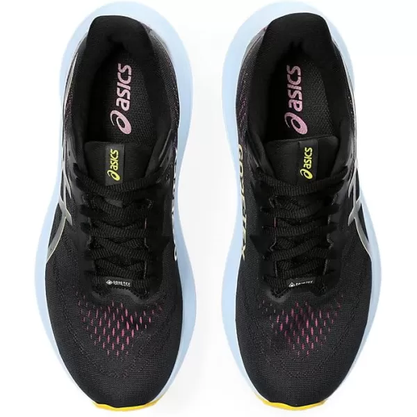 imageASICS Womens GT2000 12 Running ShoeBlackSaffron