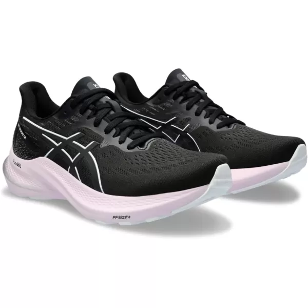 imageASICS Womens GT2000 12 Running ShoeBlackWhite