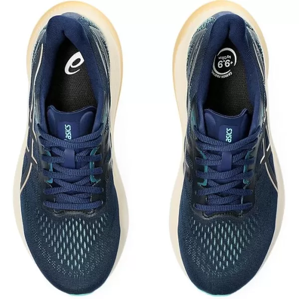 imageASICS Womens GT2000 12 Running ShoeBlue ExpanseChampagne
