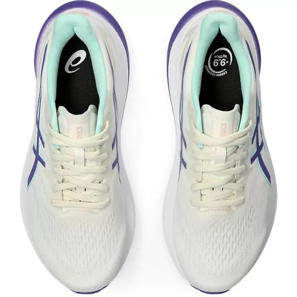 imageASICS Womens GT2000 12 Running ShoeCreamViolet