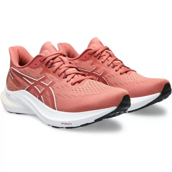 imageASICS Womens GT2000 12 Running ShoeLight GarnetBrisket Red