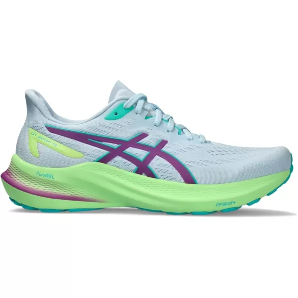 imageASICS Womens GT2000 12 Running ShoeLiteshowIlluminate Green