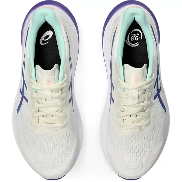 imageASICS Womens GT2000 12 Running ShoesCreamViolet
