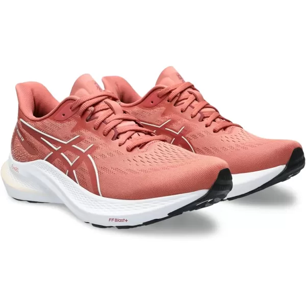 imageASICS Womens GT2000 12 Running ShoesLight GarnetBrisket Red