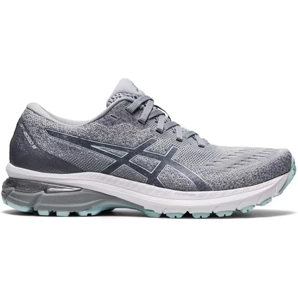 imageASICS Womens GT2000 9 Running ShoesPiedmont GreyAqua Angel