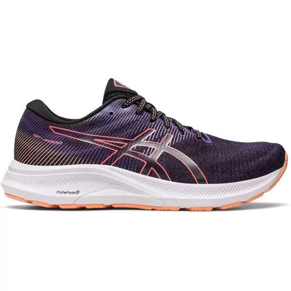 imageASICS Womens GT4000 3 Running ShoeBlackPapaya
