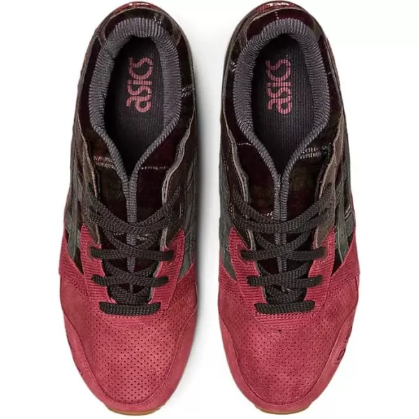 imageASICS Womens Gel Lyte III Retro Running ShoeBrisket RedObsidian Gray