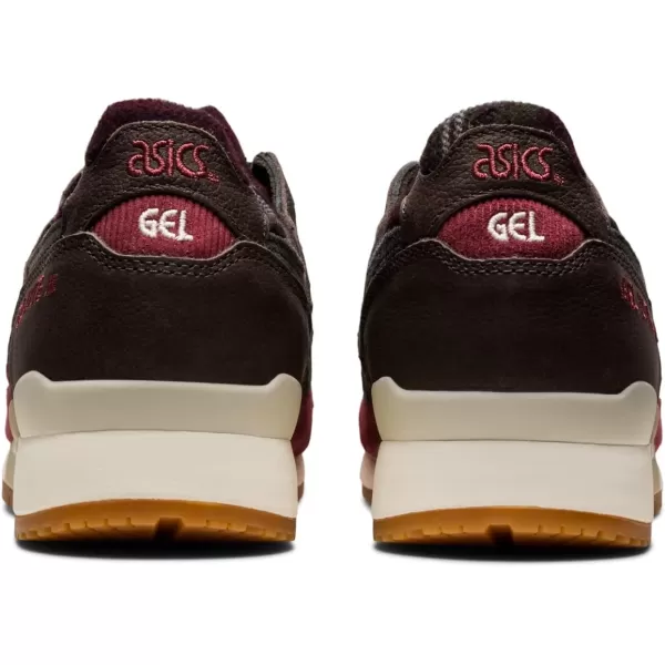 imageASICS Womens Gel Lyte III Retro Running ShoeBrisket RedObsidian Gray