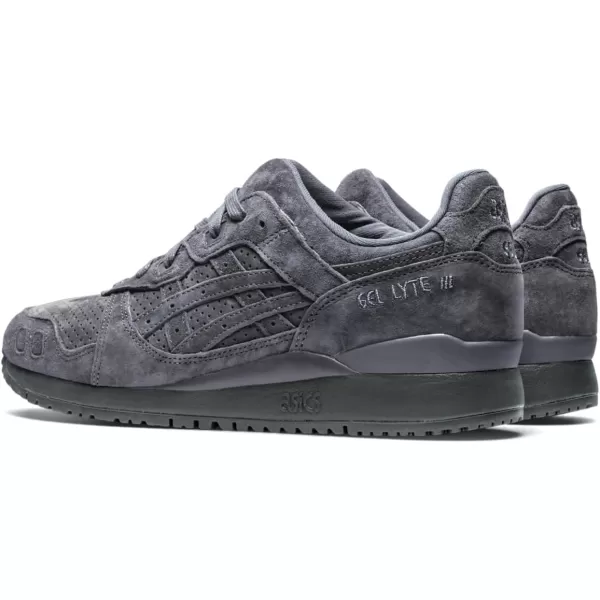 imageASICS Womens Gel Lyte III Retro Running ShoeObsidian Gray