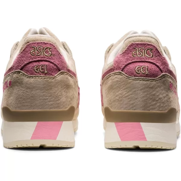 imageASICS Womens Gel Lyte III Retro Running ShoeWood CrepePlum Blossom